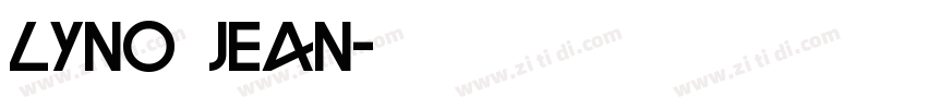 Lyno Jean字体转换